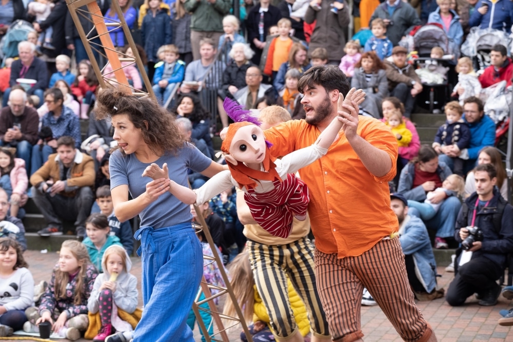 Somebody needed to pull strings at the popular puppetry festival